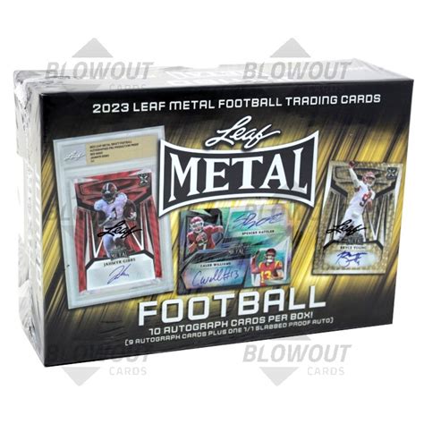 2023 leaf metal draft football hobby box|2023 leaf metal football checklist.